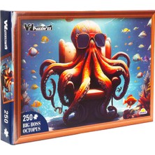 Witty Puzzlezz 250 Parça Puzzle: Gözlüklü Ahtapot