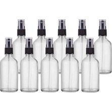 FourForce 10 Adet 50 ml Cam Yeniden Doldurulabilir Sprey Kolonya Boş Parfüm Şişesi