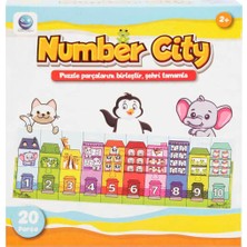 Smile Games 20 Parça Puzzle: Sevimli Hayvanlar ve Evleri