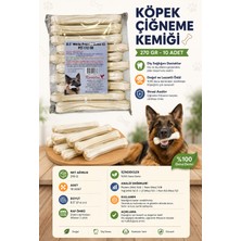 Kardelen Köpek Çiğneme Kemiği 270 gr - 10 Adet Doğal Pres Kemik