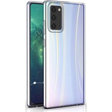 FourForce Samsung Galaxy Note 20 ile Uyumlu Kılıf Şeffaf Süper Silikon, Esnek, Clear, Tam Uyumlu Kapak