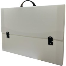 FourForce Proje Çantası 35X50 ve Resim Çantası 38X52CM Beyaz Standart