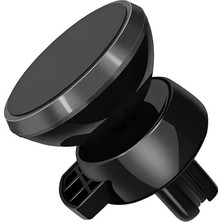 FourForce Araç Telefon Tutacağı Güçlü Mıknatıs / 360° Dönme/metal Gövde, Manyetik Cep Telefonu Tutacağı, Tüm Telefonlar Için Gösterge Panelinde Yapıştırma, 6 Mıknatıslı Son Teknoloji, Siyah