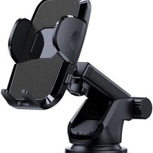 FourForce Telefon Tutucu Araç Otomatik Klipsli Araba Telefon Tutucu Ayarlanabilir Cam ve Torpido Için Yüksek Kalite Tutucu