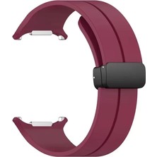 TeknoKapsül Newface Watch 7 KR418 Tender Silikon Kordon - Bordo