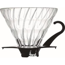 FourForce V60 02 Dripper (Siyah Cam)