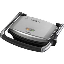 FourForce Izgara ve Tost Makinesi 1911/10 - Grill Toast Machine, 1000 Watt, Yapışmaz Çizgili Plaka