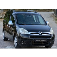 Seda Dizayn Oto Citroen Berlingo Krom Ayna Kapağı 2008 - 2012 Abs Krom 2 Parça