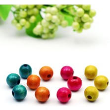 FourForce Tahta Boncuk, Parti 50 Gr. (Turuncu)