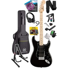 FourForce MAP-35BK-ST Maple Klavye Ssh Profesyonel Elektro Gitar Seti