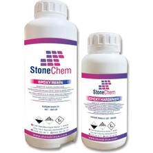 FourForce Taşın Kimyasıyız... Stonemix Süper Şeffaf Epoksi Reçine 1.5 kg