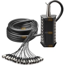 FourForce Merz STAGE-16C-20M 16 Kanal 20 Metre Multicore Kablolu Hazır Stage Box