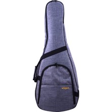 FourForce Case 03 Serisi Gri Akustik Gitar Taşıma Çantası
