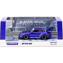 Toyfest Tarmac Works 1/64 Rwb 993 Army Gırl Blue