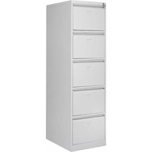 FourForce Çekmeceli Metal Kartoteks Askılı Dosya Dolabı Gri Renk