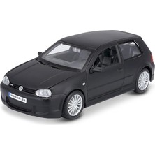 FourForce 531290M Vw Golf R32 1:24 Scale Model Araba, Mat Siyah