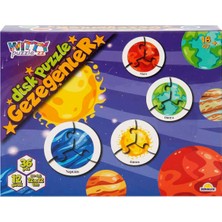 Witty Puzzlezz 36 Parça Disk Puzzle: Gezegenler