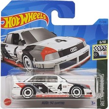 FourForce Wheels - Audi ´90 Quattro - Retro Racers 6/10 - HKG35 - Short Card - Good Year - Beyaz - Mattel 2023