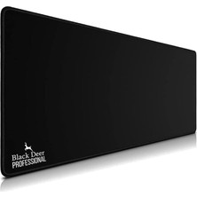 FourForce Deer Oyuncu Mouse Pad, Fare Altlığı, Kenar Dikişli, Kaymaz Taban, Ofis Tipi, Pürüzsüz Yüzey, Çalışma Masası Altlığı (90X40 Xl)