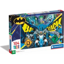 Clementoni 104 Parça Supercolor Puzzle: Batman