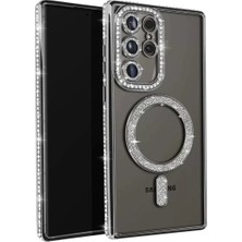 TeknoKapsül Newface Galaxy S23 Joke Simli Magneticsafe Kılıf - Siyah