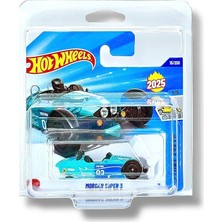 FourForce Wheels - Morgan Super 3 - Factory Fresh 1/5 - HYW13 - Short Card - Morgan Motor Company - Turkuaz Mavi - Mattel 2025-1:64