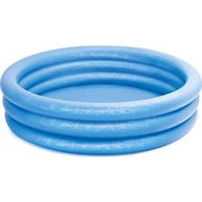 FourForce Kinderpool 3-Ring-Pool Crystal 59416 Np, Mavi, Ø 114 x 25 cm