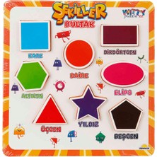 Witty Puzzlezz 8 Parça Bultak Puzzle: Şekiller