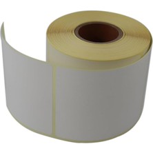 FourForce Termal Etiket 80MM x 100MM Ruloda 500 Adet 40MM Kuka Çapında Direk Termal Transfer Etiketi