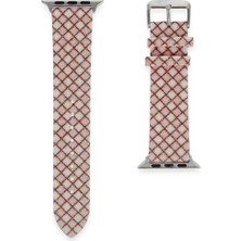TeknoKapsül Newface Watch 38MM Karo Motif Kordon - Pembe