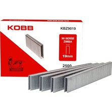 FourForce KBZ9019 19MM 2500 Adet 90 Serisi Ağır Hizmet Tipi Zımba Teli, Gri