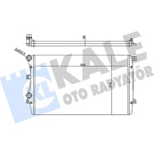 Kale Depomix Su Radyatörü Audi A3-Seat Altea-Leon-Toledo Iii-Skoda Octia Iii-Superb Ii-Yeti Ii-Vw Beetle-Caddy Ii-Iv-Eos-Golf V-Vi-Jetta Iii-Iv-Passat-Scirocco-Touran 1.4tsi 1.9tdi 04 mt Mekanik 650X41