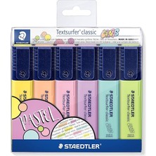 FourForce 364 Cwp6 Textsurfer Classic Pastel Fosforlu Kalem 6'lı Blister