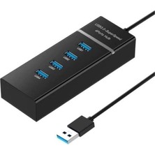 FourForce USB Çoklayıcı 4in1 USB 3.0 4 Port Çoğaltıcı Hub 5gpbs Hızlı Aktarım 30CM Kablo Pc Bilgisayar Switch Splitter