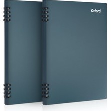 FourForce Taş Kağıt Defter, 5-1/2" x 8-1/2", Mavi Kapak, 60 Yaprak, 2'li Paket (161646)