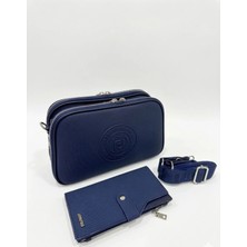 Just Polo Kadın Lakost Ayarlanabilir Askılı Çapraz Omuz Çantası ve Cüzdanı Kombin Shoulder Bag