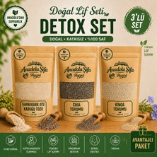 Anadolu Şifa Harput Chia Tohumu, Karnıyarık Otu Kabuğu Tozu & Kinoa (Chia Seed, Psyllium Husk Powder & Quinoa) 100 gr X3 Doğal Ürün