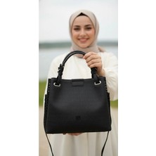 Just Polo Kadın Su Geçirmez Ayarlanabilir Askılı Büyük Boy Lüks Omuz Çantası Shoulder Bag Ebat: 27 x 30 cm