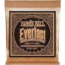 FourForce Ball Everlast Ekstra Hafif Kaplamalı Fosfor Bronz Akustik Gitar Telleri, Ölçü 10-50