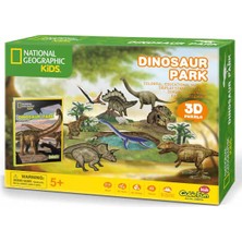 Cubic Fun 43 Parça 3D Puzzle: National Geographic Dinozor Parkı