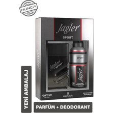 Jagler Sport Erkek Parfüm Seti (EDT90ML, Deodorant 150ML)