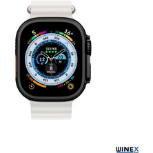 Winex Mobile Winex T800 Ultra Android Ios Uyumlu Akıllı Saat Siyah Kasa