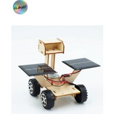 Glanart Robotik Kendin Yap Güneş Enerjili Solar Aracı Rover Yapım Seti Çocuklar Için