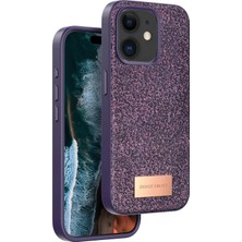 Durukar®   iPhone 11 Bright Simli Kapak - Derin Mor