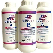 FourForce Ultra Şeffaf Epoksi Reçine 3 kg Hobi Sanat Tepsi Magnet Ahşap