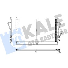Kale Depomix 378500 Kondenser Ford Focus Ii 1.4 16V-1.8 Tdci -1.6 Zetec S 16V 98-04