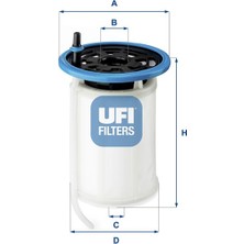 Ufi Depomix Yakit Filtresi Fiat Doblo-Linea-Fiorino-Egea 1.3-1.6mjt