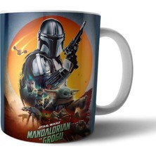 Pixxa The Mandalorian And Grogu Baby Yoda Kupa Bardak Model 45