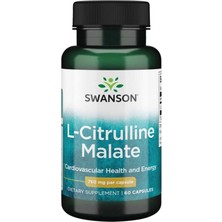 Swanson  (Özelsporcugıdaların'dan !!) L-Citrulline Malate  750MG 60 Capsul. Orj Usa Version.41.