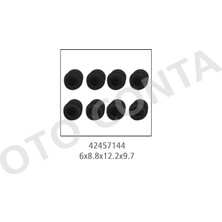 Oto Conta Depomix Subap Keçesi P206-P307 2.0 Hdi Takim 8 Adet 6X8.8X12.2X9.7MM DW10